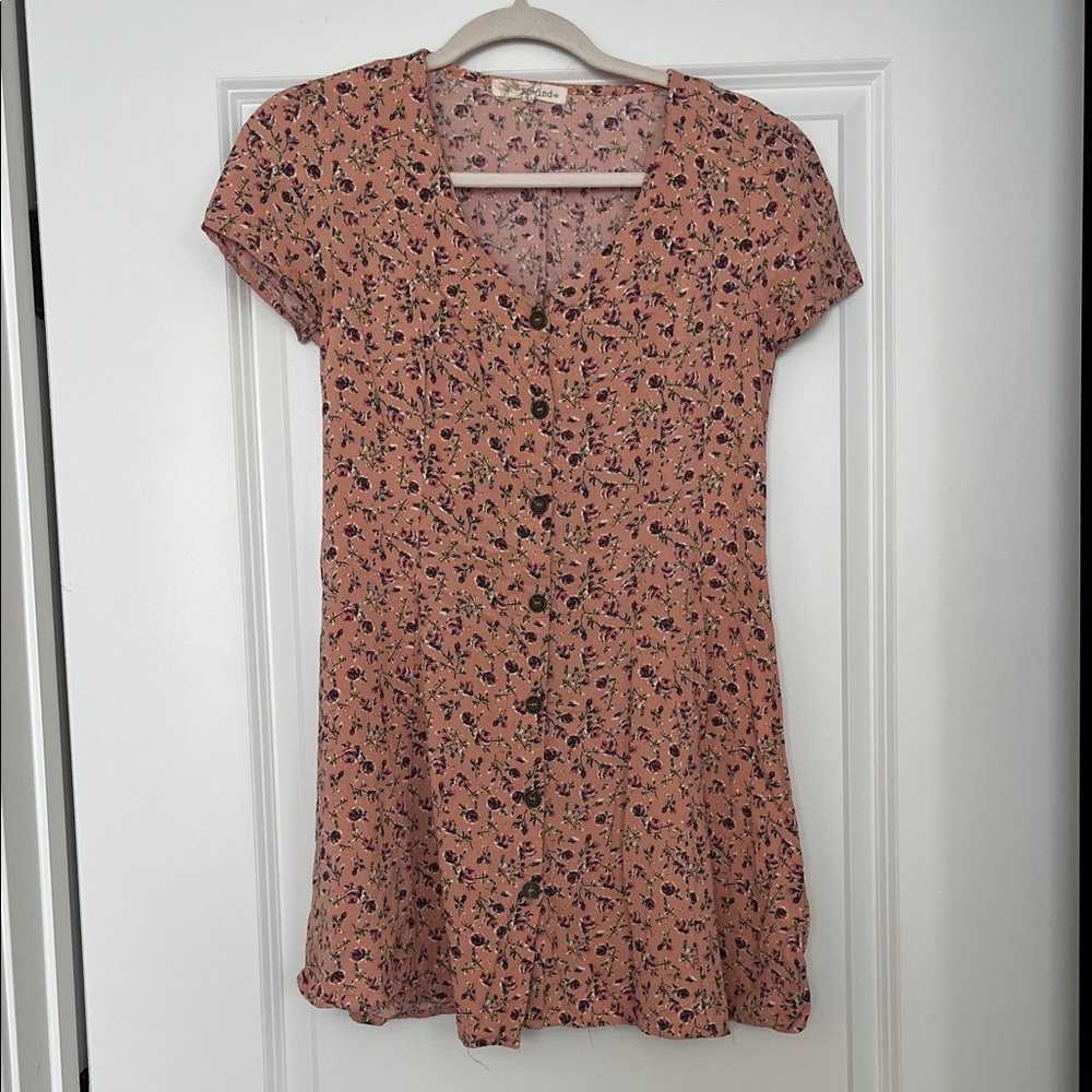 Floral Button-Down Dress